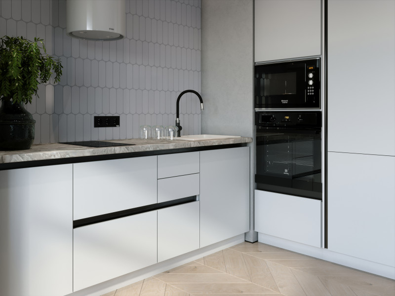 Кухня Эстетик - длина 2 м, ширина 1,2 м Кухня Эстетик - длина 2 м, ширина 1,2 м