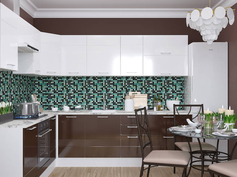 Кухня Люкс — длина 2,9 м ширина 2,1 м