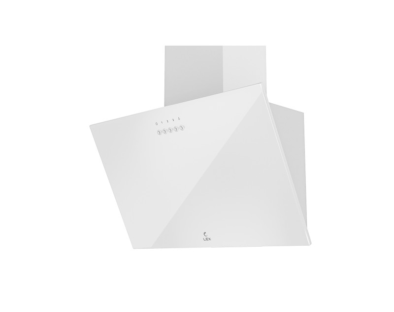 Вытяжка кухонная наклонная MOZA 450 WHITE