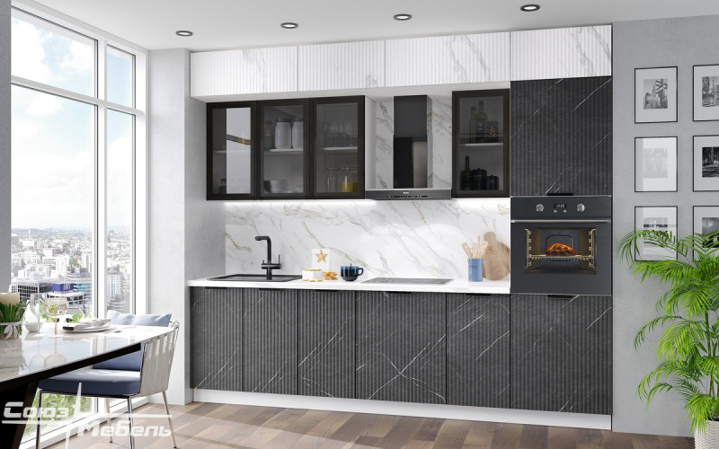 Кухня Вельвет - длина 2,8 м