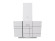Вытяжка кухонная наклонная MOZA 600 R1 WHITE