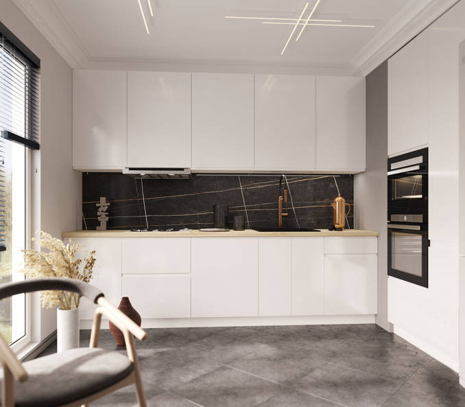 Кухня Маори — длина 2,8 м ширина 1 м