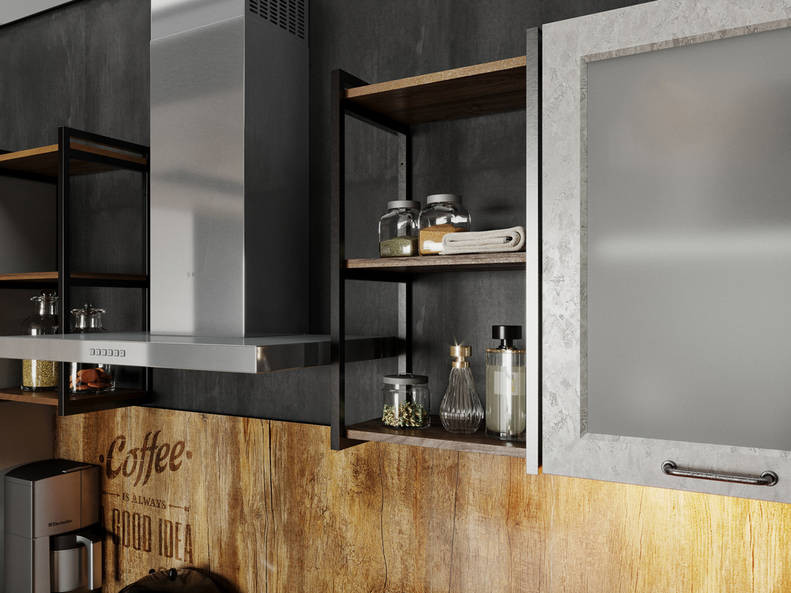 Кухня Капри — длина 3,8 м Кухня Капри — длина 3,8 м