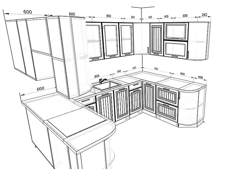 Кухня Прага 2,8 метра