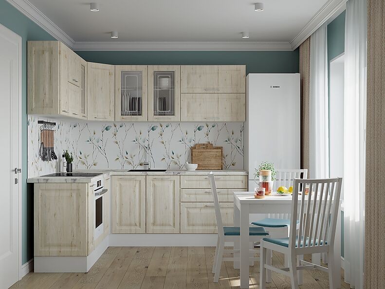 Кухня Классик — длина 2,2 м ширина 1,9 м