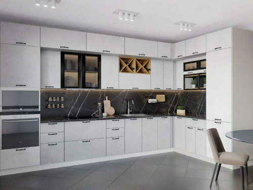 Кухня Лофт - длина 4 м, ширина 2,4 м