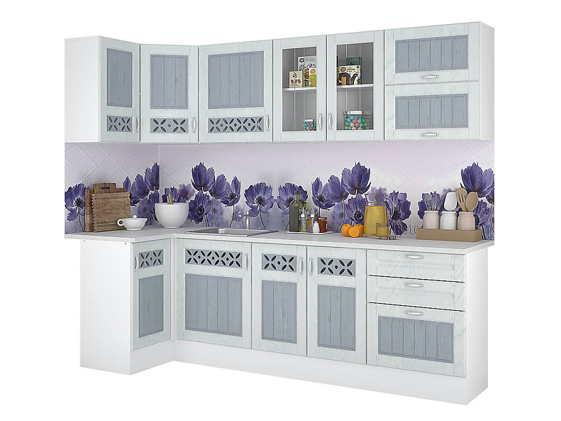 Кухня Камелия — длина 2,6 м ширина 1 м