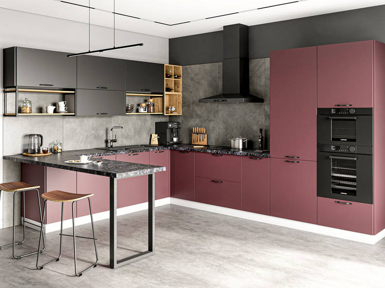 Кухня Ройс — 26 цветов фасада на выбор