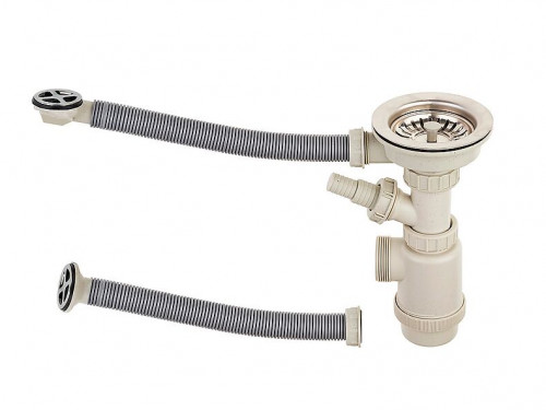 Выпуск большой с переливом в комплекте с сифоном S701 G Выпуск большой с переливом в комплекте с сифоном S701 G