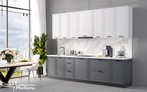 Кухня Марсель - длина 3,02 м Кухня Марсель - длина 3,02 м