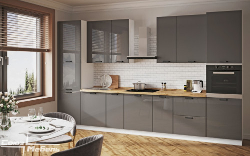 Кухня Модерн - длина 3,82 м Кухня Модерн - длина 3,82 м