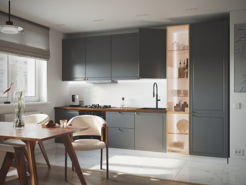 Кухня Маноло - длина 3,42 м Кухня Маноло - длина 3,42 м