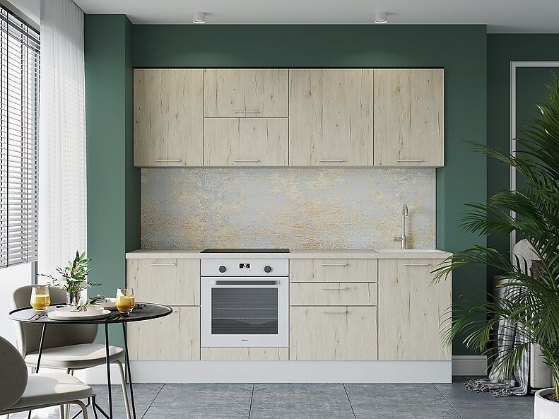 Кухня Оптима — длина 2,2 м Кухня Оптима — длина 2,2 м