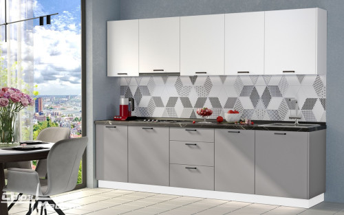 Кухня Модерн - длина 2,82 м Кухня Модерн - длина 2,82 м