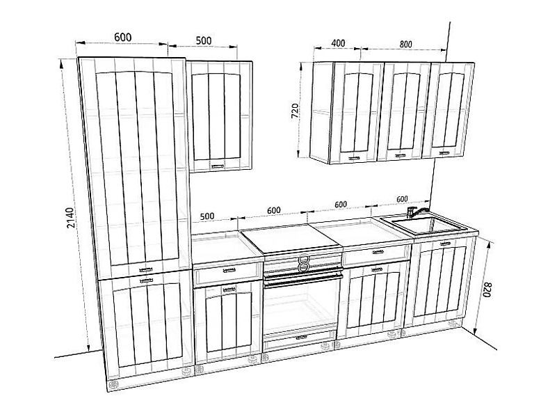 Кухня Мишель 2,9 метра Кухня Мишель 2,9 метра