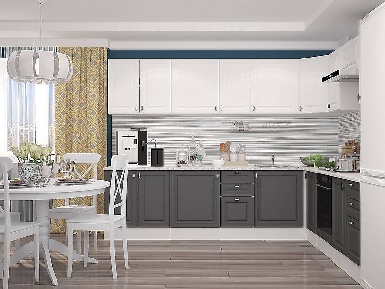 Кухня Ева — длина 3 м ширина 2,4 м
