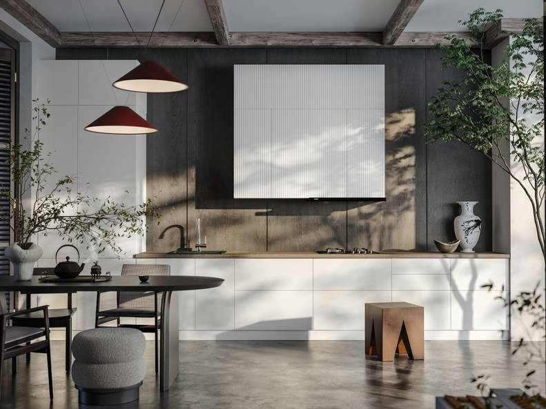 Кухня Сиэль — длина 4,8 м Кухня Сиэль — длина 4,8 м