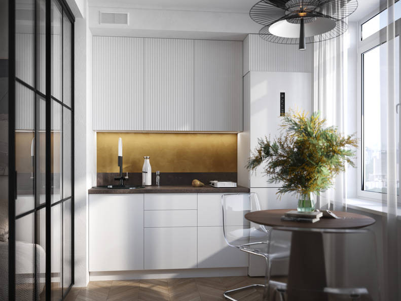 Кухня Сиэль — длина 2,6 м Кухня Сиэль — длина 2,6 м