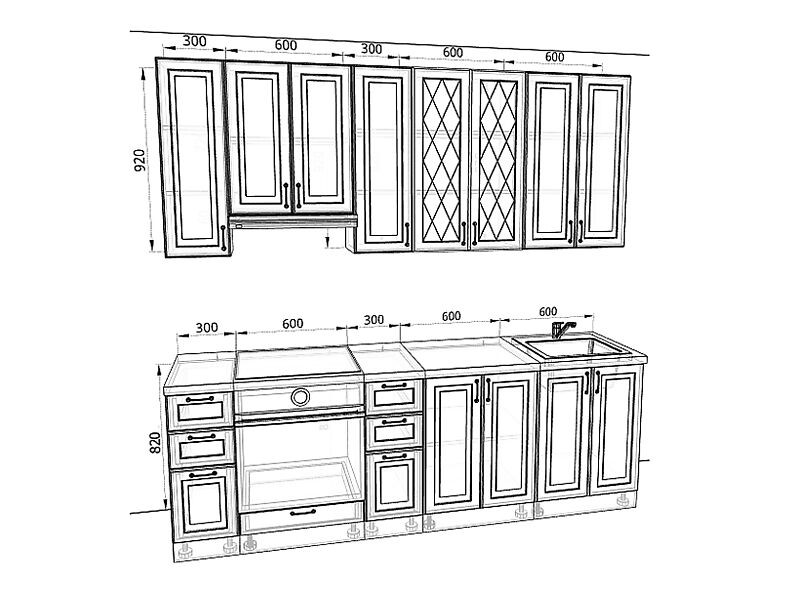 Кухня Ницца 2,4 метра