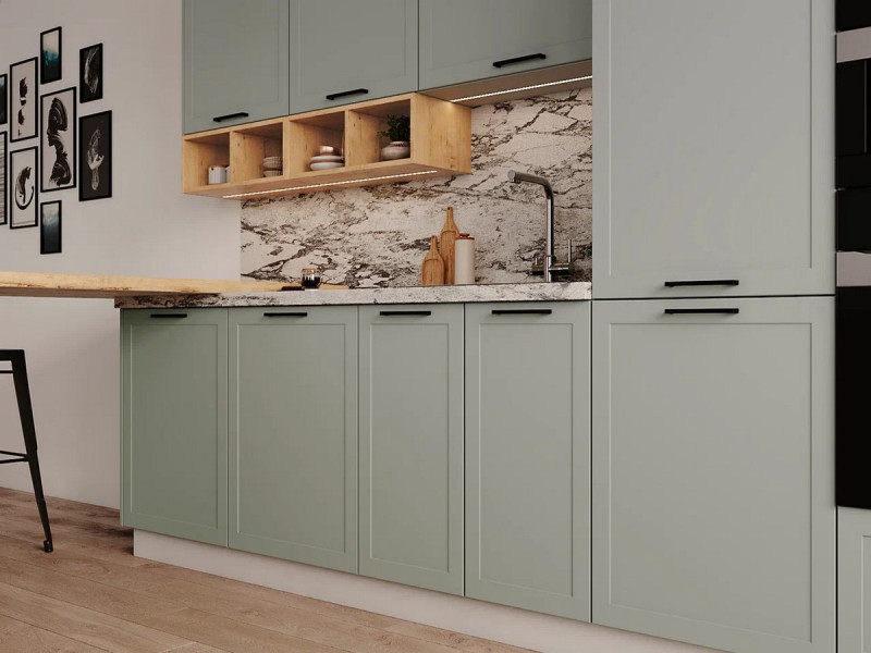 Кухня Перо - длина 3,4 м, ширина 3 м