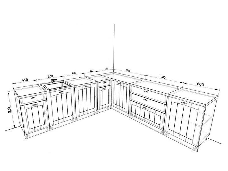 Кухня Мишель 2,7 метра Кухня Мишель 2,7 метра