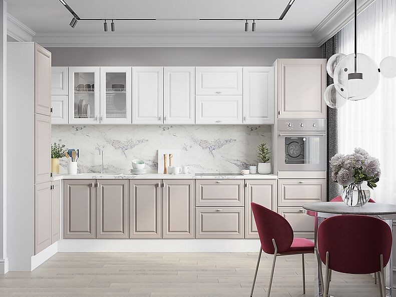 Кухня Ева — длина 3,8 м ширина 1,6 м