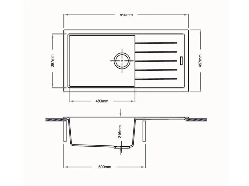 Мойка Longran Ultra ULS914.457 Мойка Longran Ultra ULS914.457