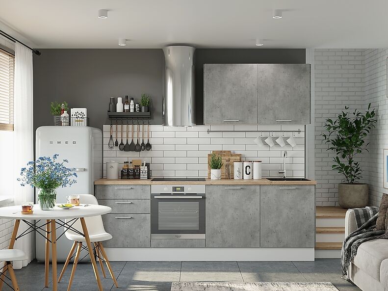 Кухня Оптима — длина 2,4 м