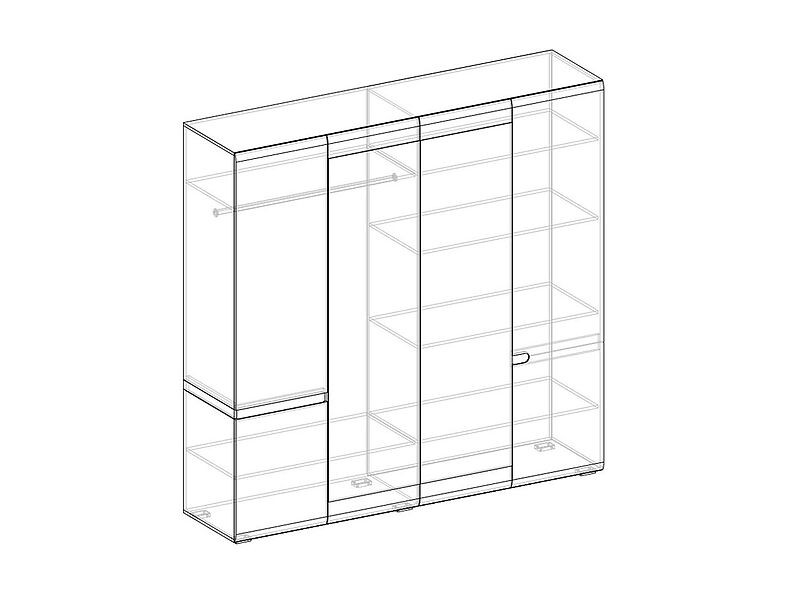Шкаф напольный Ультра 219 см Шкаф напольный Ультра 219 см