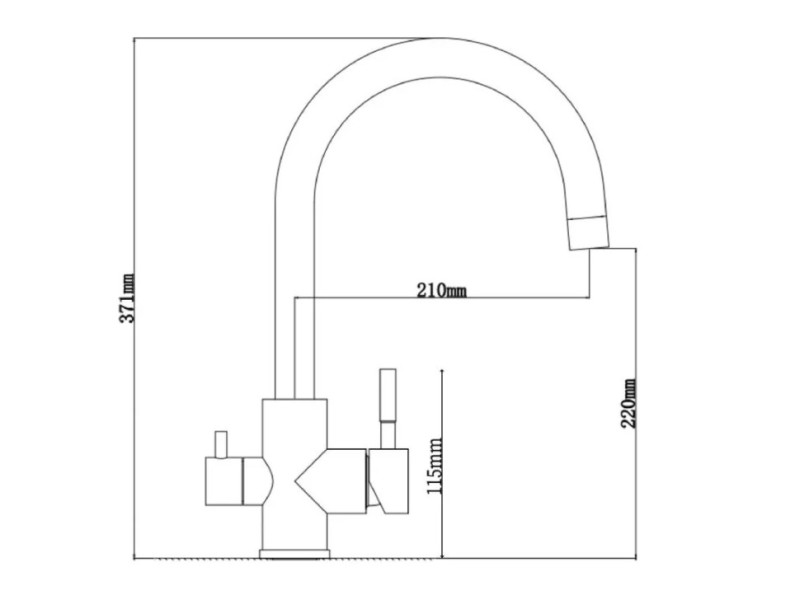 Смеситель Longran Sprint logic LM2199 Смеситель Longran Sprint logic LM2199