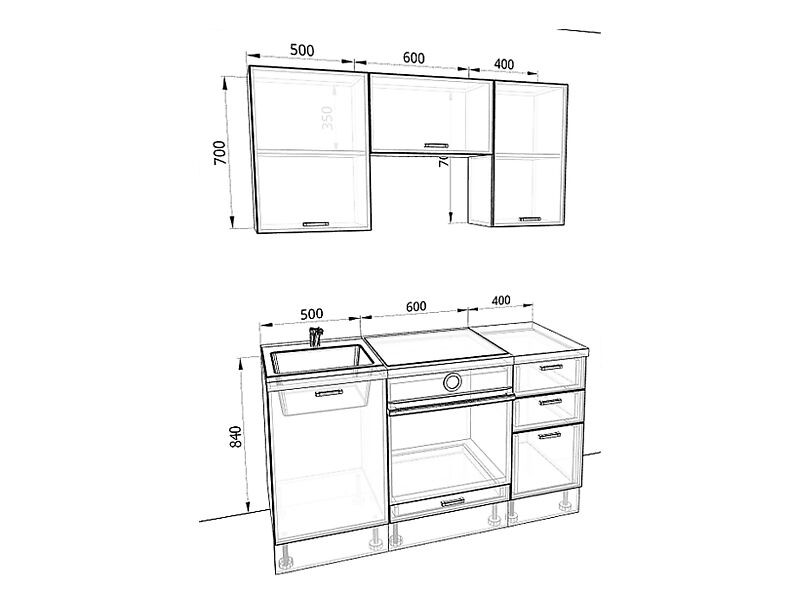 Кухня Европа — длина 1,5 м