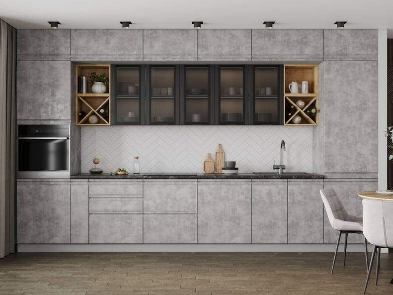 Кухня Скала — длина 4 м