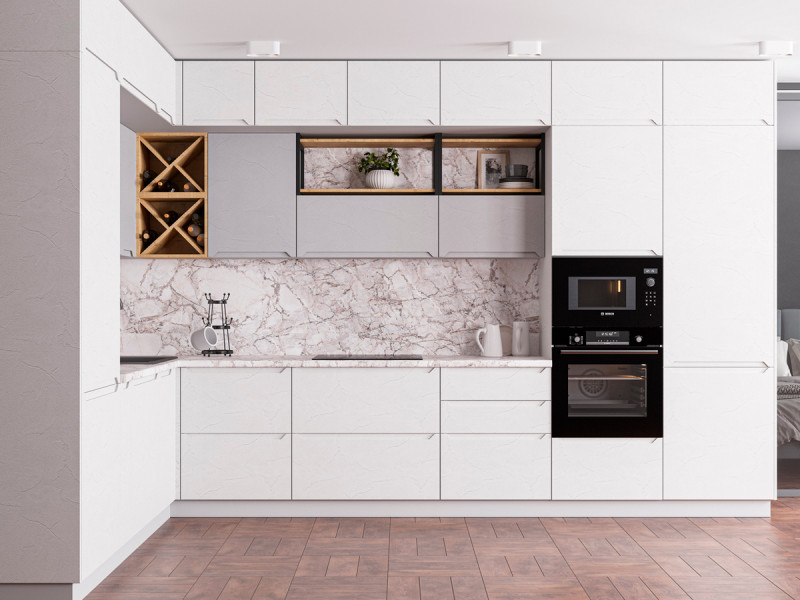 Кухня Тренто - длина 3,8 м, ширина 2,4 м