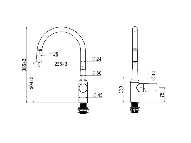 Смеситель Longran Sprint logic LM219A Смеситель Longran Sprint logic LM219A