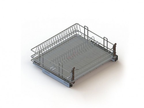 Выкатная корзина-сушилка в нижнюю базу с доводчиком