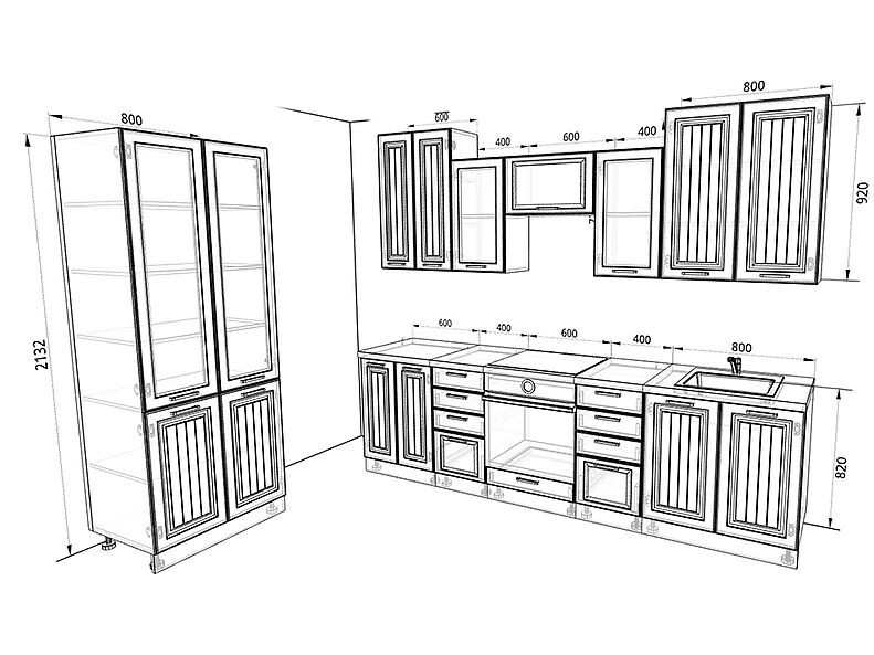 Кухня Прага 2,8 метра Кухня Прага 2,8 метра