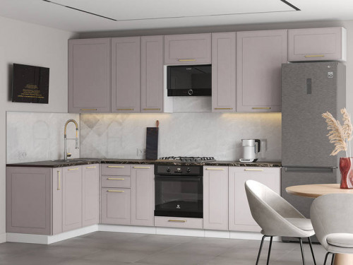 Кухня Милена — длина 3,4 м ширина 1,6 м Кухня Милена — длина 3,4 м ширина 1,6 м