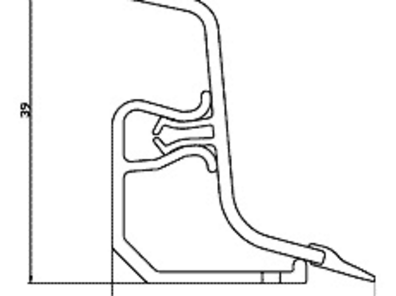 Плинтус настольный Тростник (134М) Плинтус настольный Тростник (134М)