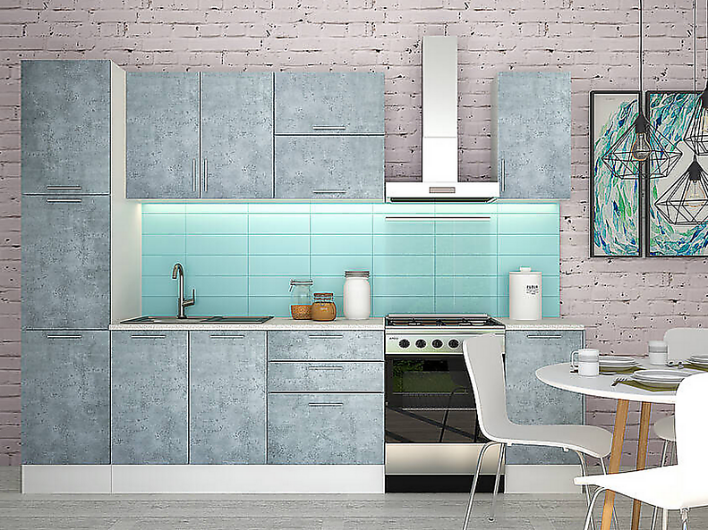 Кухня Оптима — длина 2,3 м