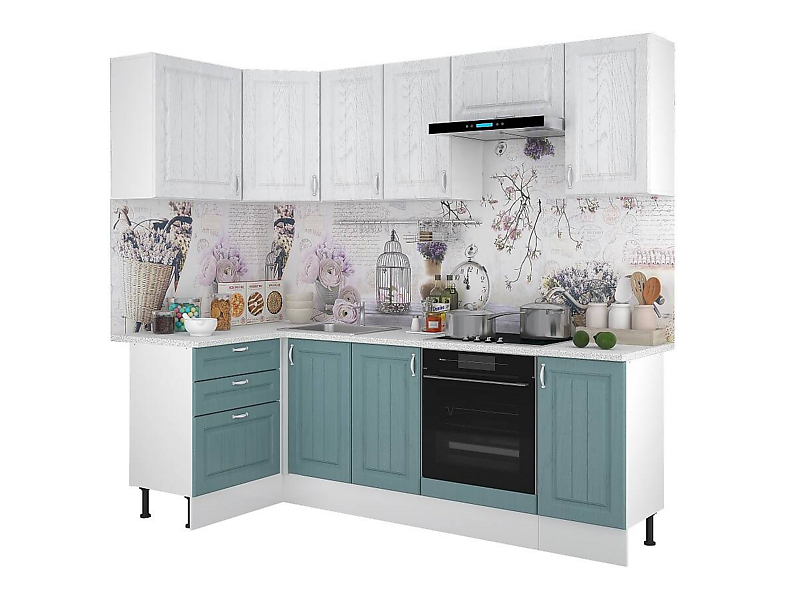 Кухня Принцесса — длина 2,4 м ширина 1,2 м