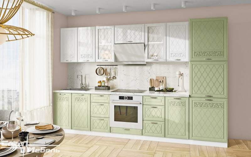 Кухня Флора - длина 3 м Кухня Флора - длина 3 м