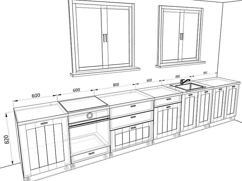 Кухня Мишель 4,2 метра