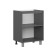 Модульная кухня Денвер 1,0 м, графит (со столешницей, черная) — фото 4 Модульная кухня Денвер 1,0 м, графит (со столешницей, черная) — фото 4
