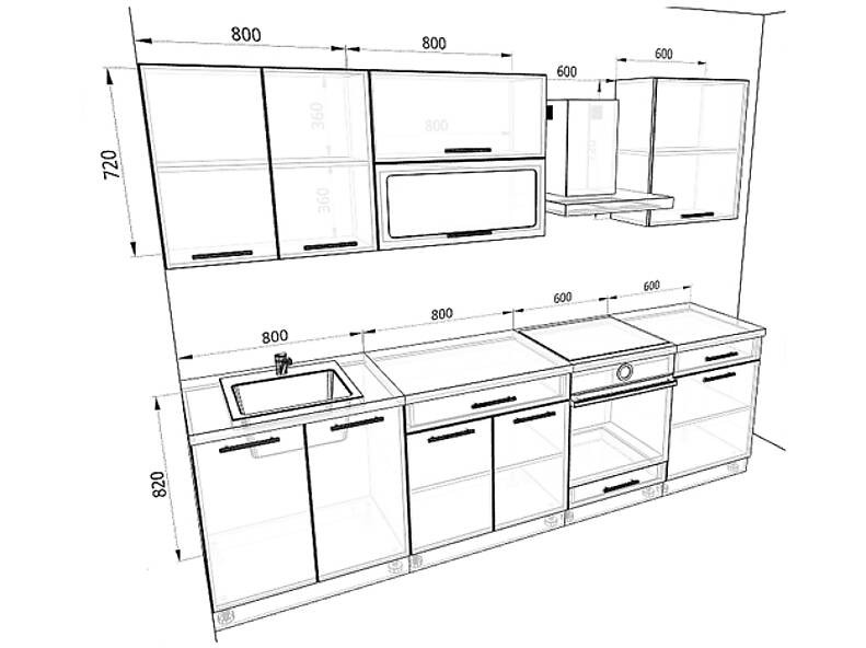 Кухня Базис 2,8 метра Кухня Базис 2,8 метра