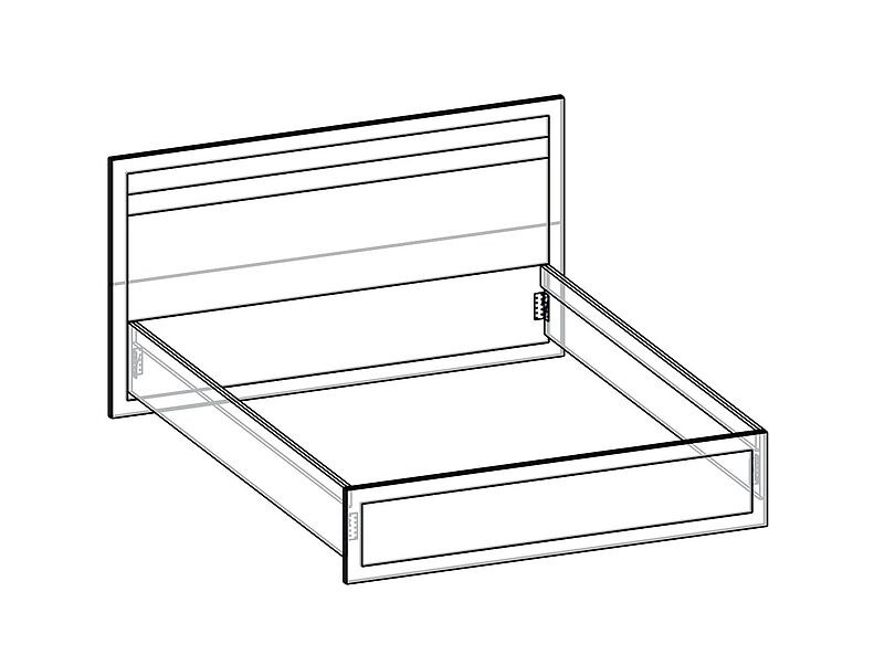 Кровать Прага (ММ) 159 см Кровать Прага (ММ) 159 см