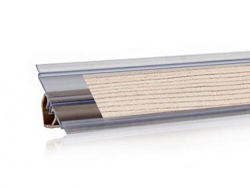 Плинтус вставочный Дуглас светлый (133М) Плинтус вставочный Дуглас светлый (133М)