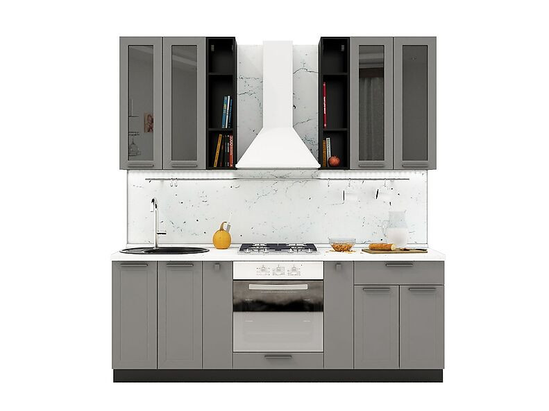 Кухня Глетчер 2,2 метра Кухня Глетчер 2,2 метра