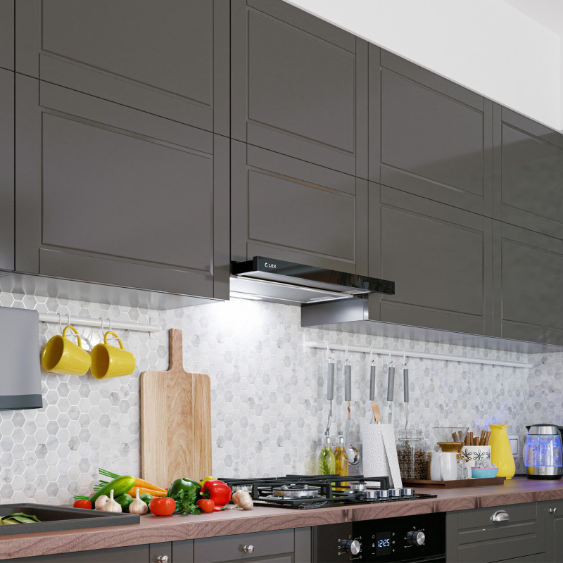 Вытяжка Lex Hide 600 Black