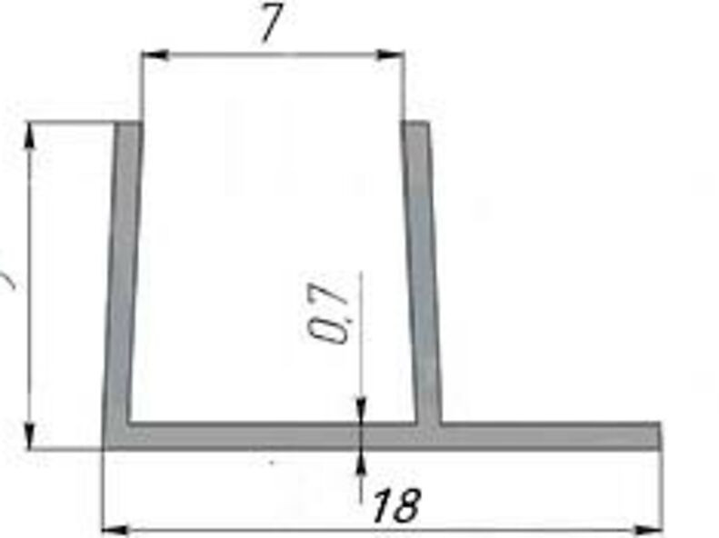 Планка угловая для стеновой панели с фотопечатью