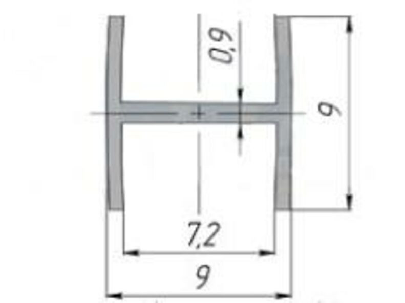 Планка соединительная для стеновой панели с фотопечатью